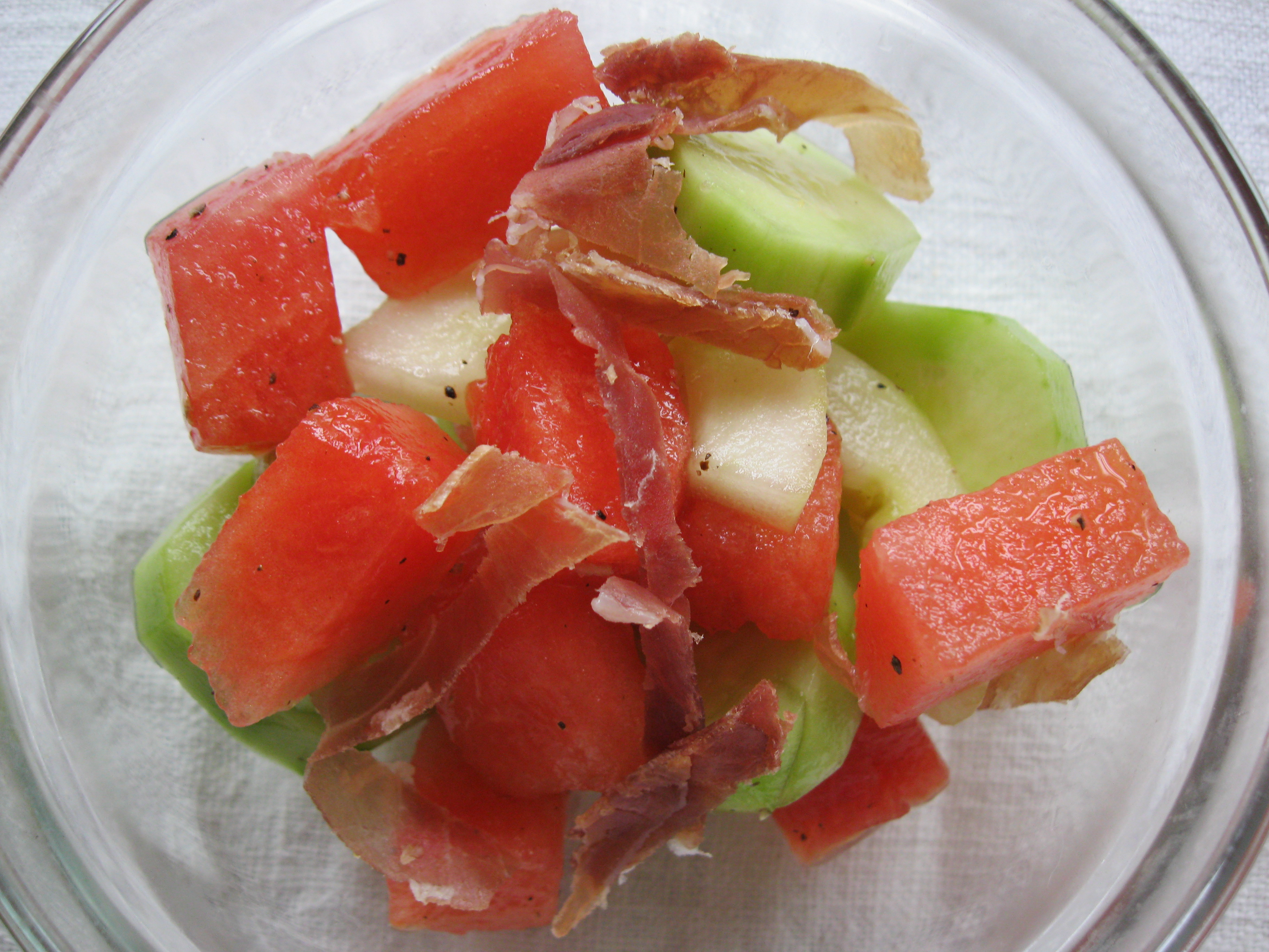 Quick-Pickled Cucumber-Melon Salad