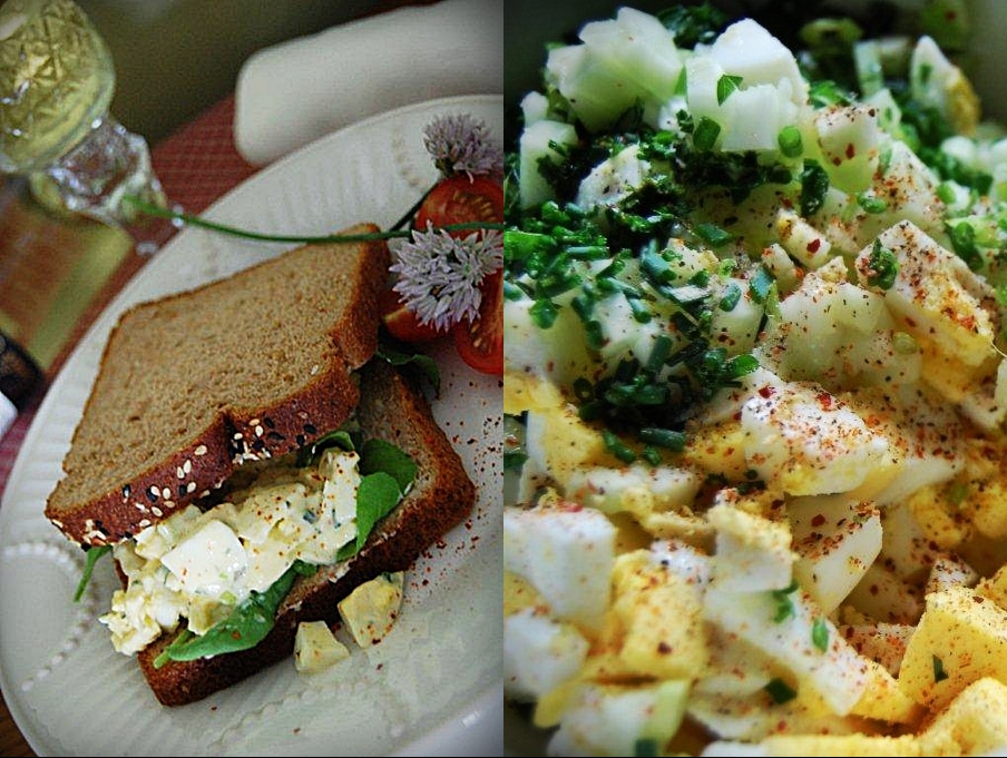 Caesar and Caper Kissed Egg Salad