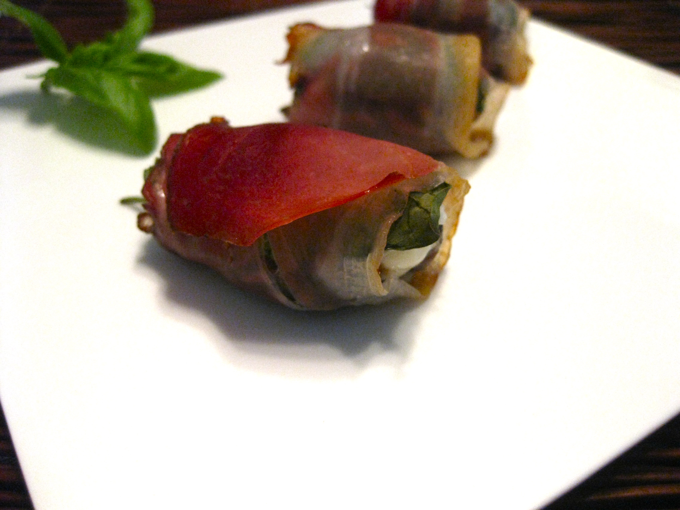 Prosciutto Goat Cheese Stuffed Dates