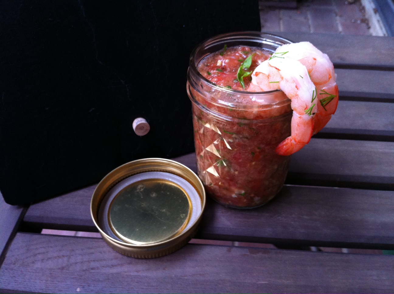 Mason Jar Gazpacho