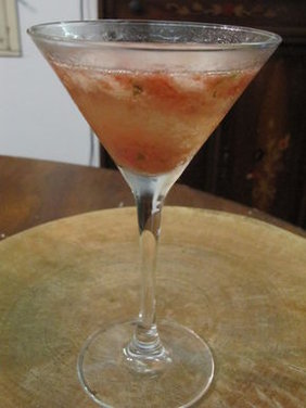 Cherokee Purple Heirloom Tomato Sorbet