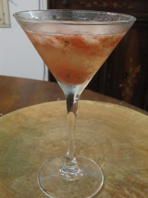 Cherokee Purple Heirloom Tomato Sorbet