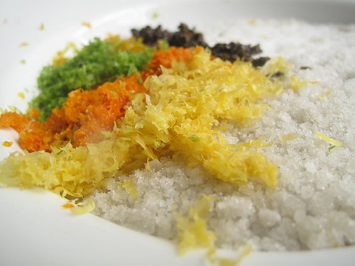 Citrus-cured salmon