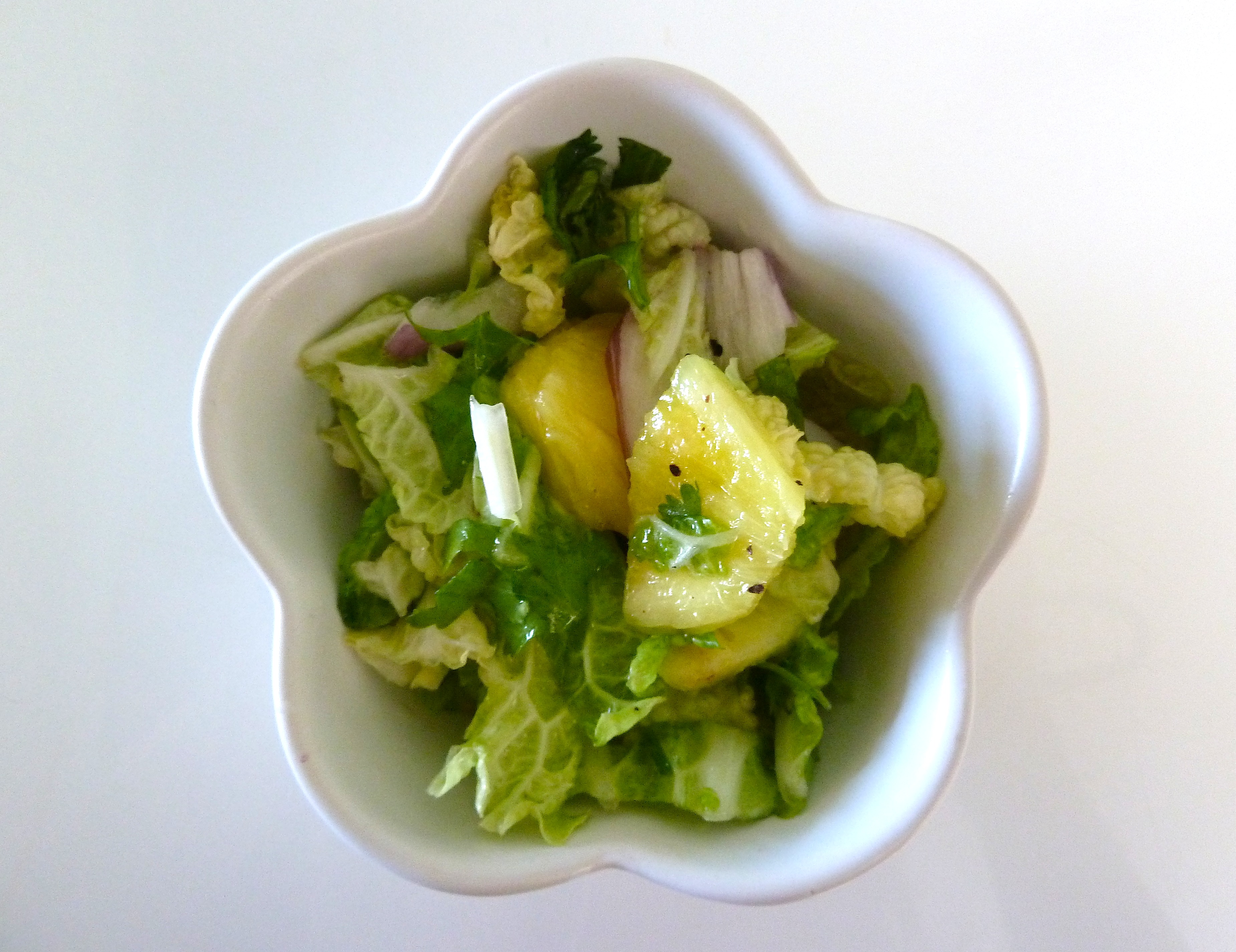 Summertime PineNapa Salad