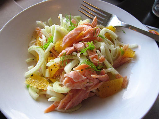 Trout-salad