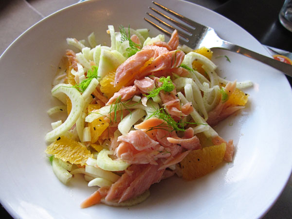 Fennel & Orange Salad with Smoked Trout