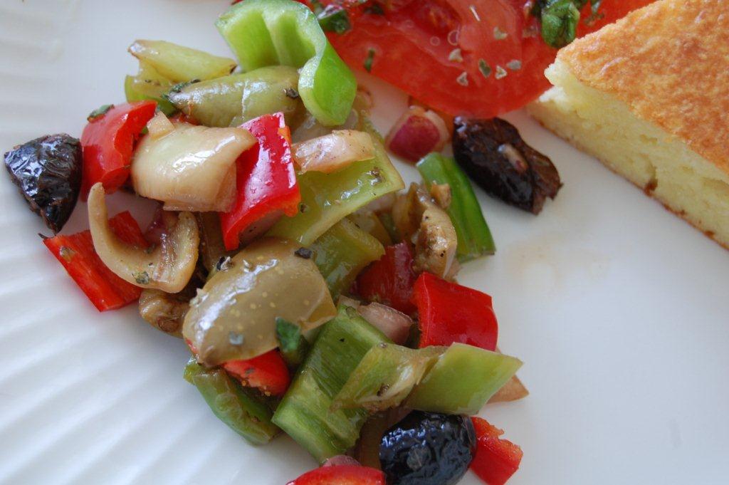 Italian Peppers and Olives