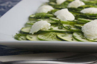 Zucchini & Cucumber 'Beat the Heat' Carpaccio 