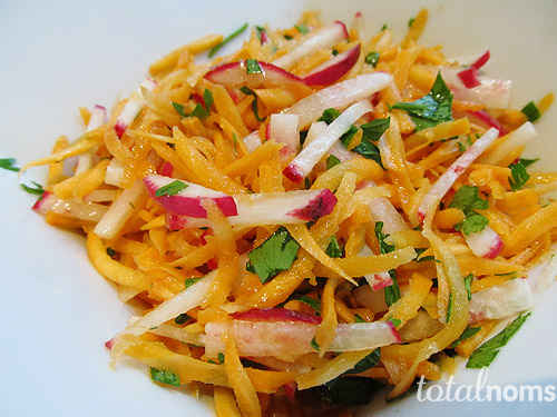 Crispy Carrot and Radish Slaw