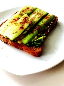 An Extraordinary Cucumber Sandwich