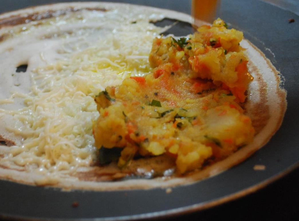 Masala Dosa ( Sourdough Crepes)
