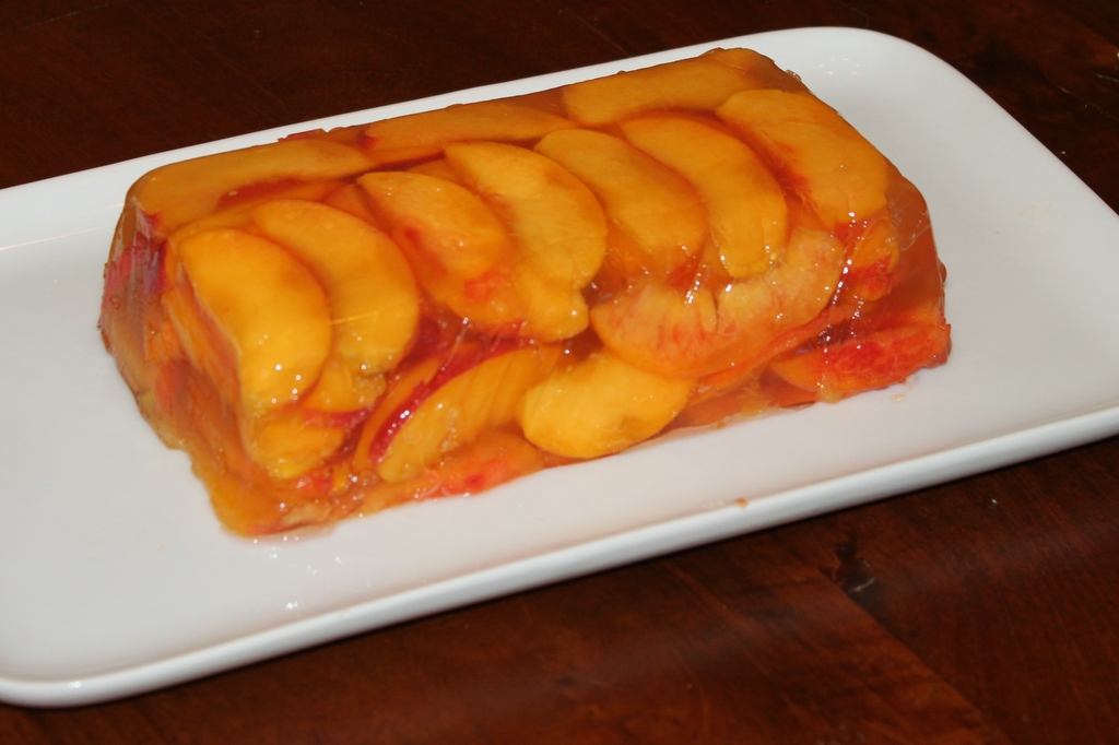 Peaches and Cava Terrine