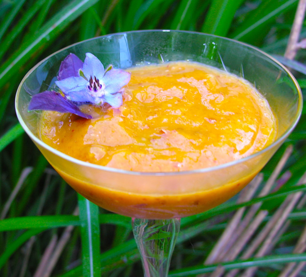 Rustic mango ginger ice...with milkshake option