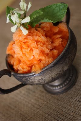 carrot granita