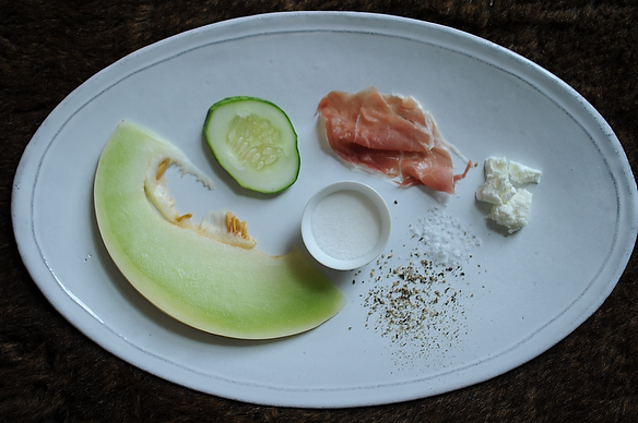 Quick-Pickled Cucumber-Melon Salad