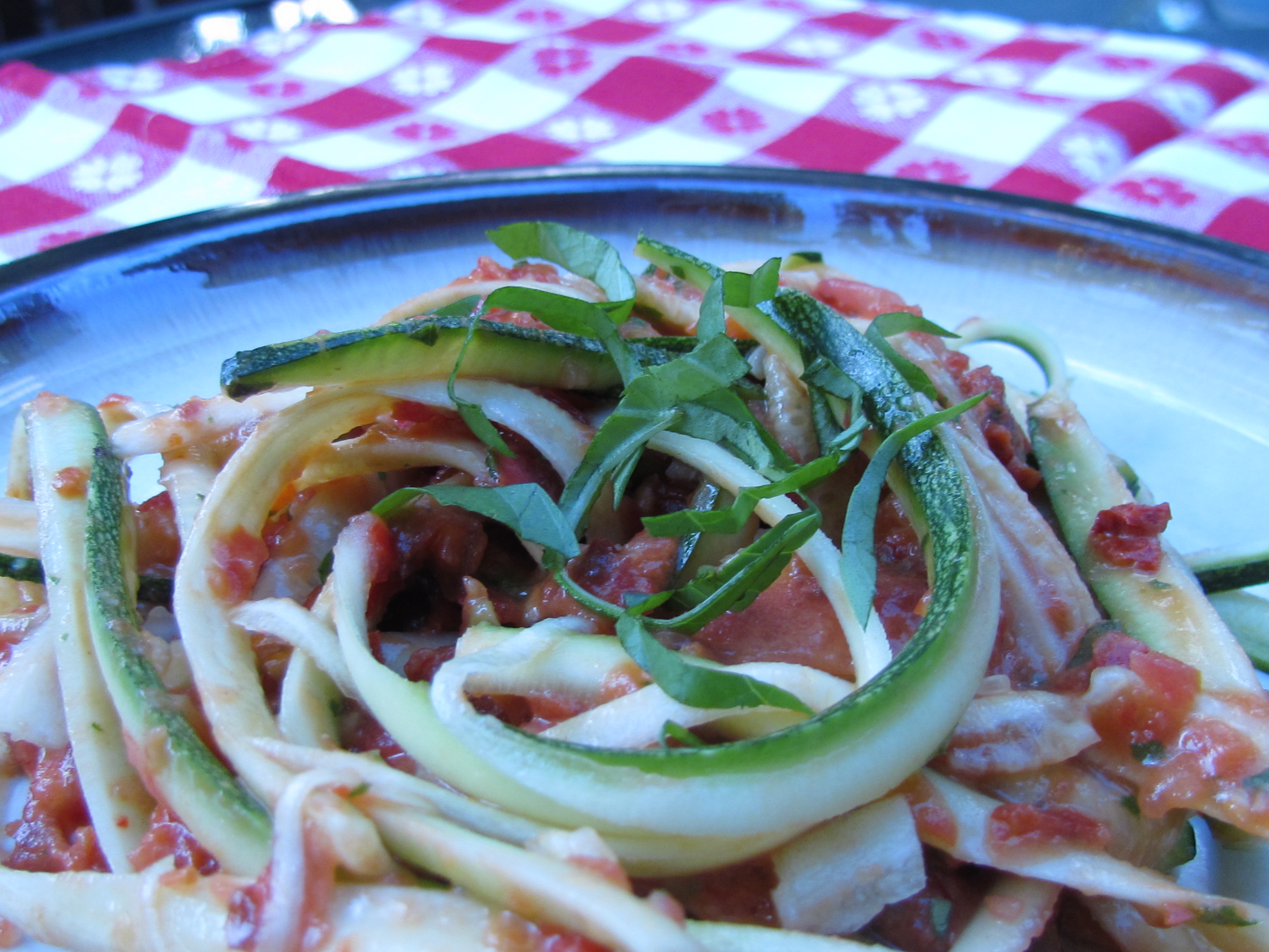 Zucchini Pasta Marinara 