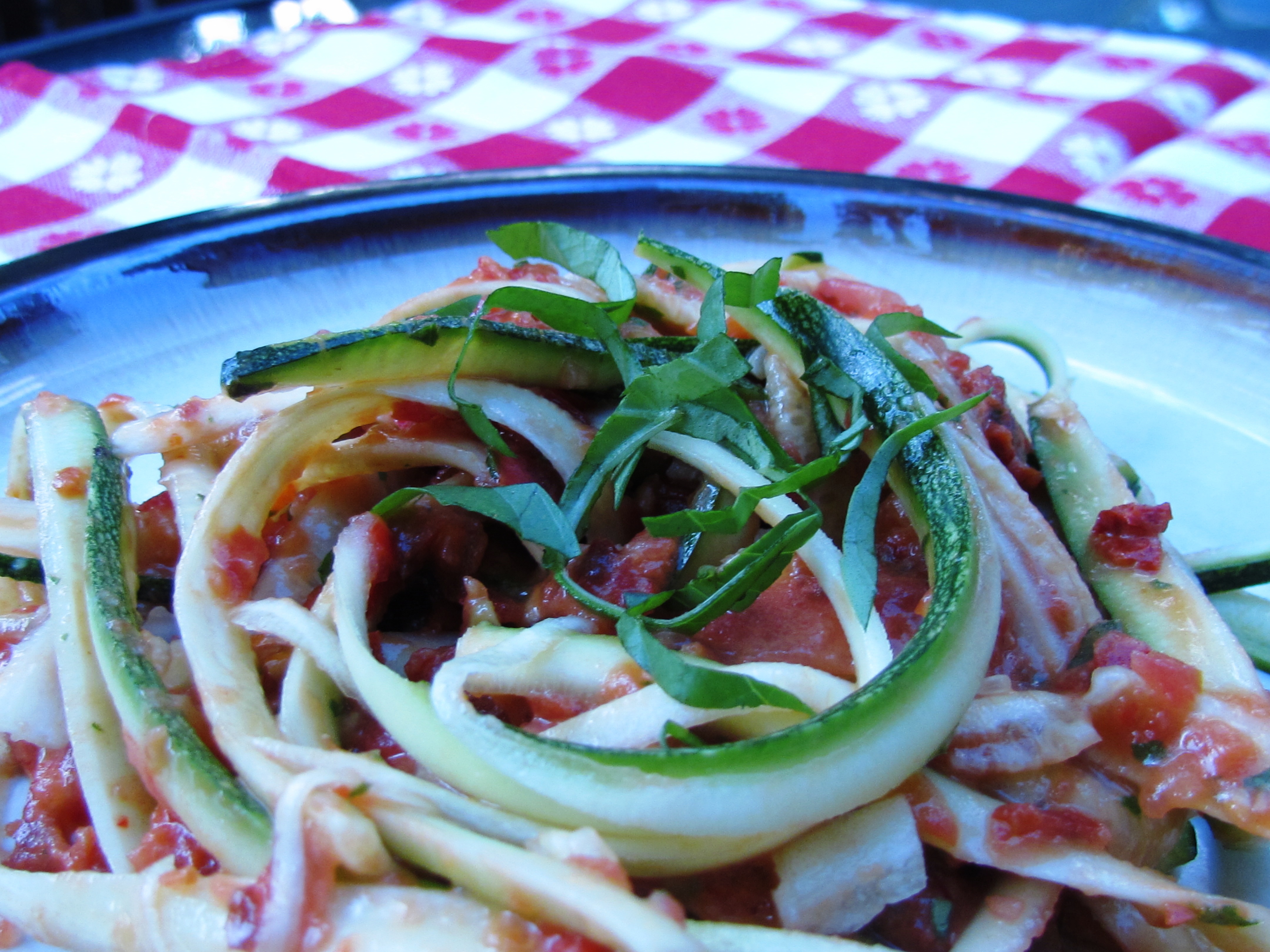 Zucchini Pasta Marinara 
