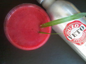 Raspberry Ouzo Slush