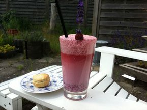 Raspberry Egg Cream