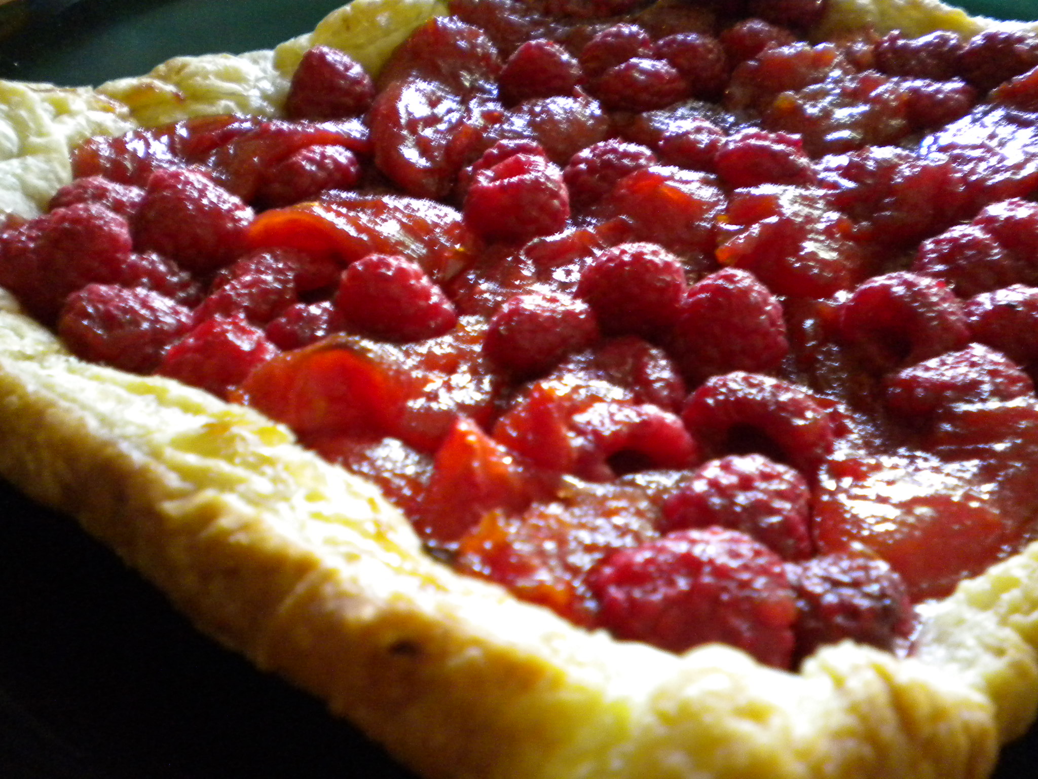 Rustic Raspberry Tomato Tart