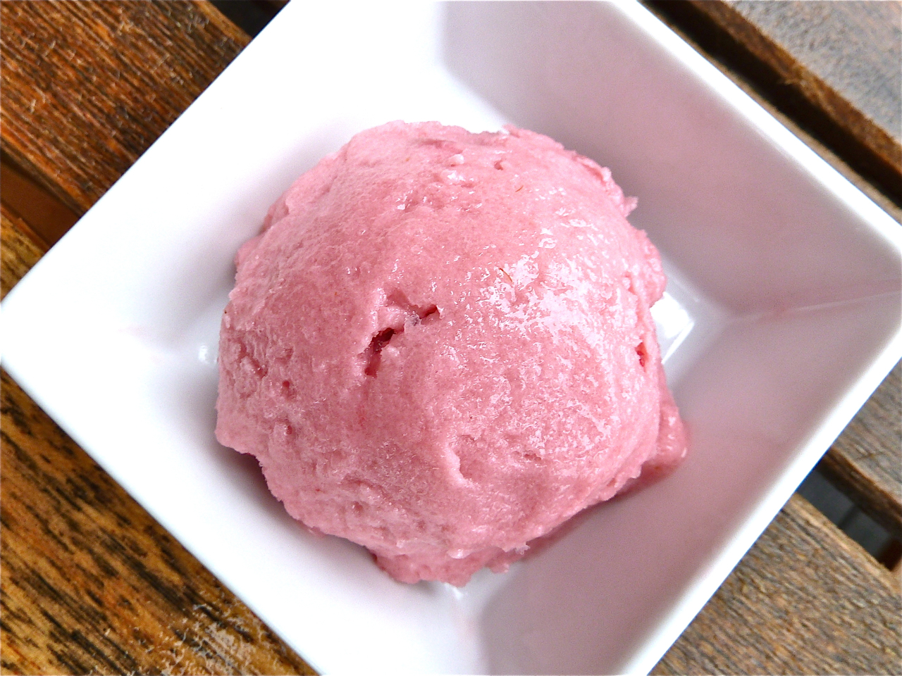 Raspberry Coconut Lime Sherbet