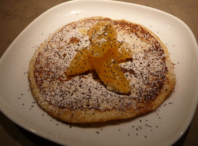 Orange Pancakes with Poppy Seeds