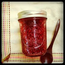 Raspberry Lemon Balm Jam