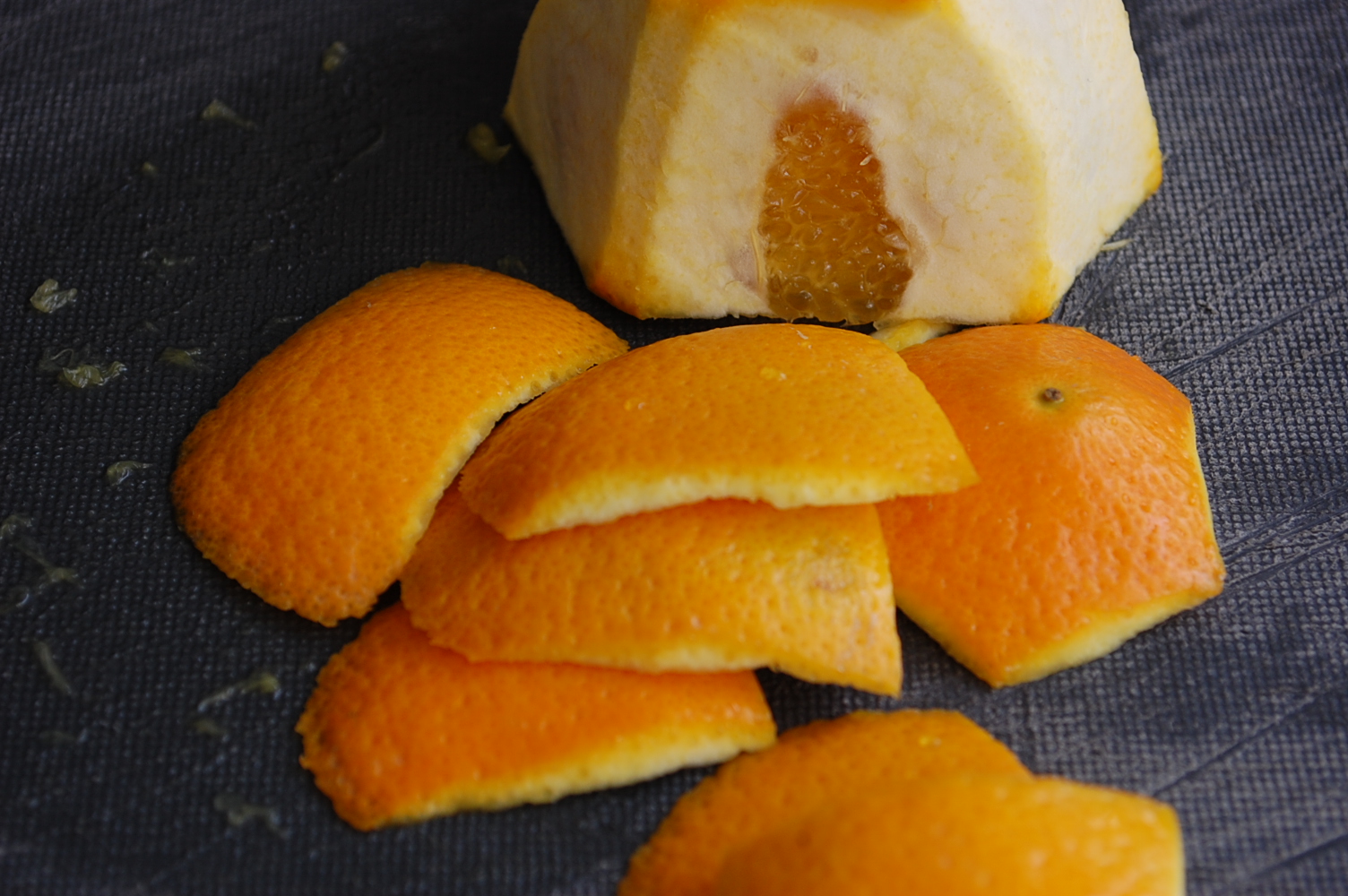 Sicilian Orange (with only a little Lemon) Raspberry Cake