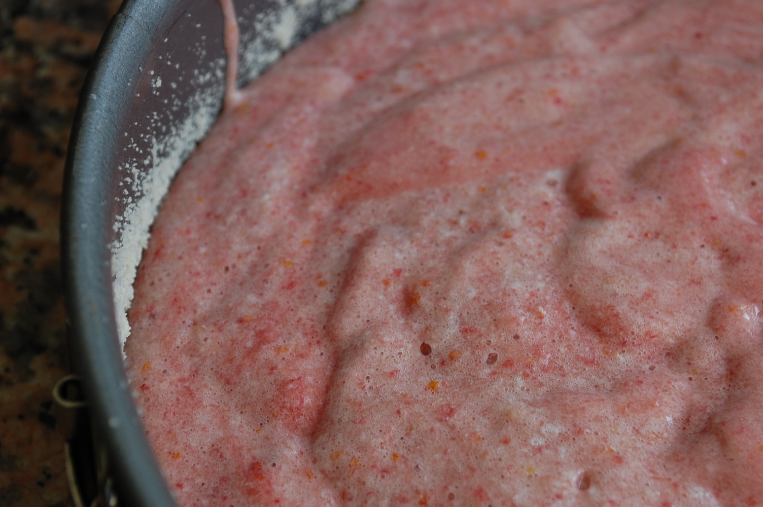 Sicilian Orange (with only a little Lemon) Raspberry Cake