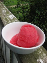 Raspberry Lemonade Prosecco Sorbet