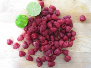 Raspberry Lime Popsicles
