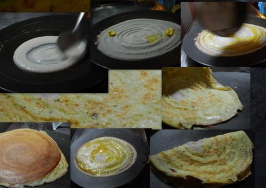 Egg Dosa ( Sourdough Crepes with Egg)