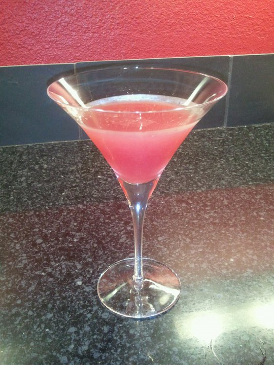 Pomegranate Citrus Martini (a.k.a. The Floor Flooder)