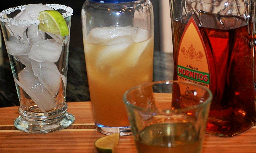 Golden Basil-Ginger Margarita