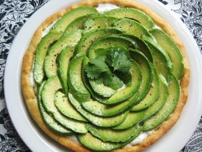 Avocado and Goat Cheese Tart