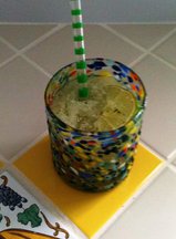 Moroccan Mint Tea Slush with Lime and Ginger