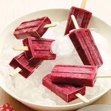 Triple-Berry Popsicles.