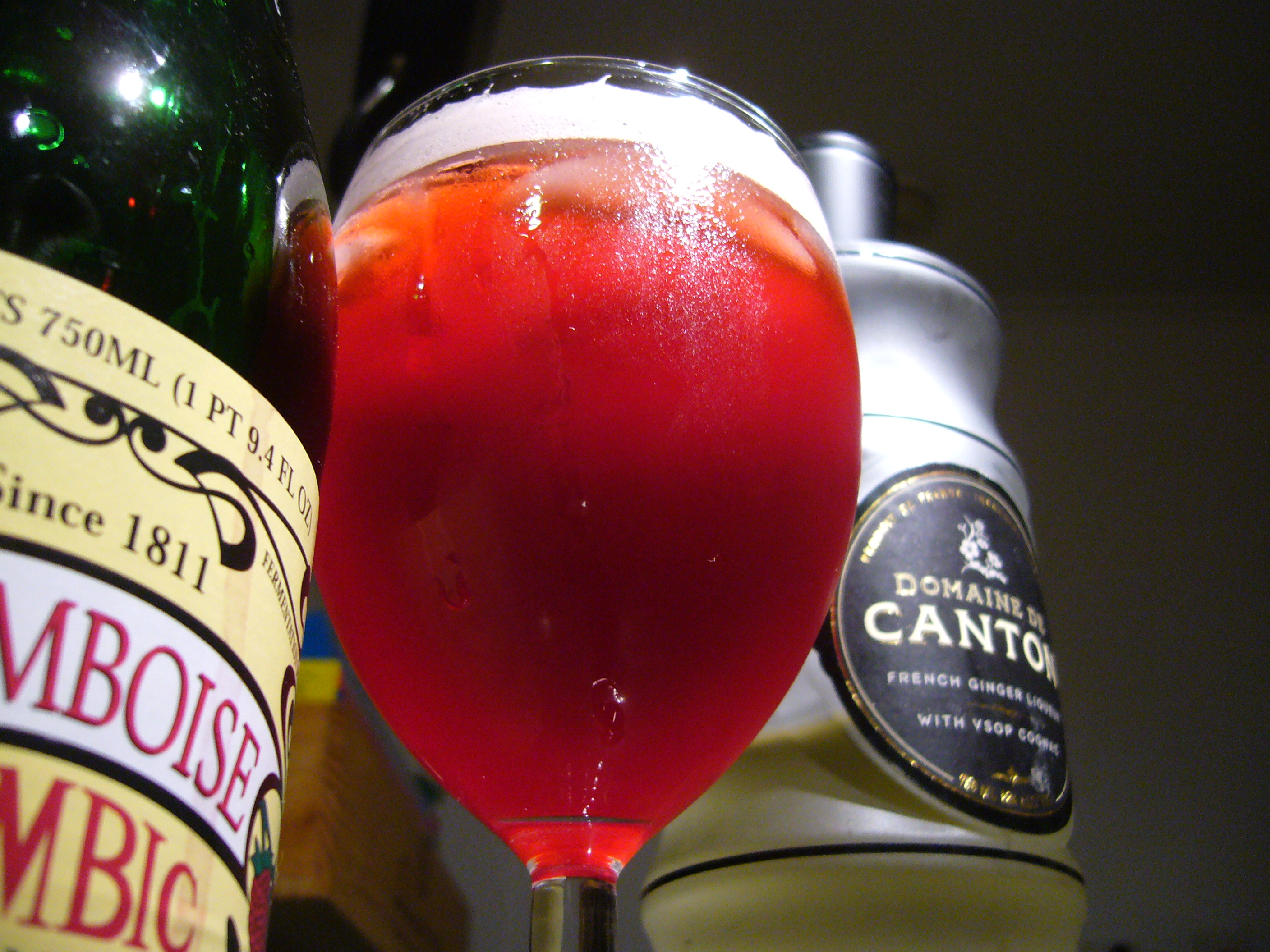 Raspberry-Ginger Lambic