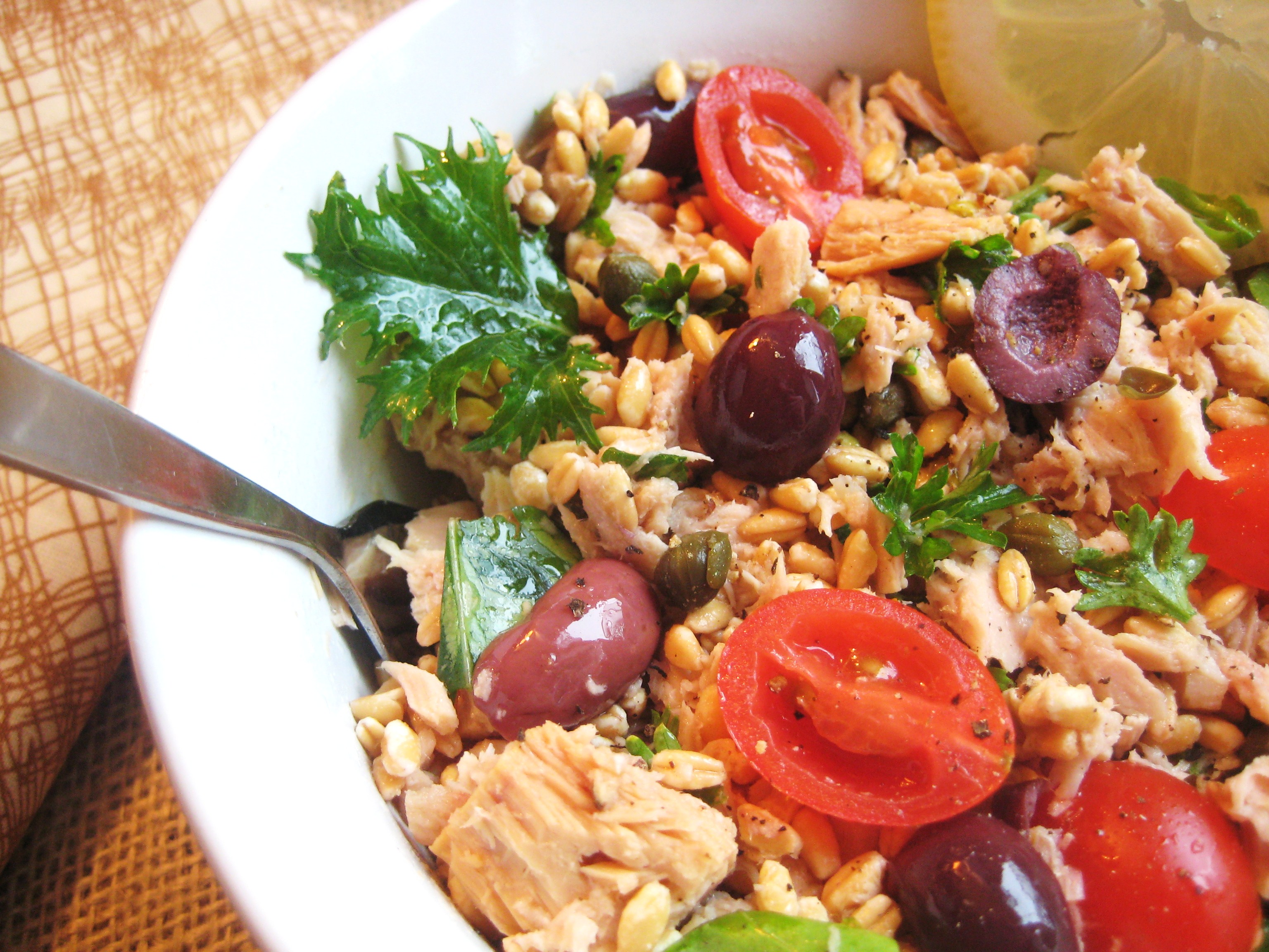 Italian Tuna and Farro Salad