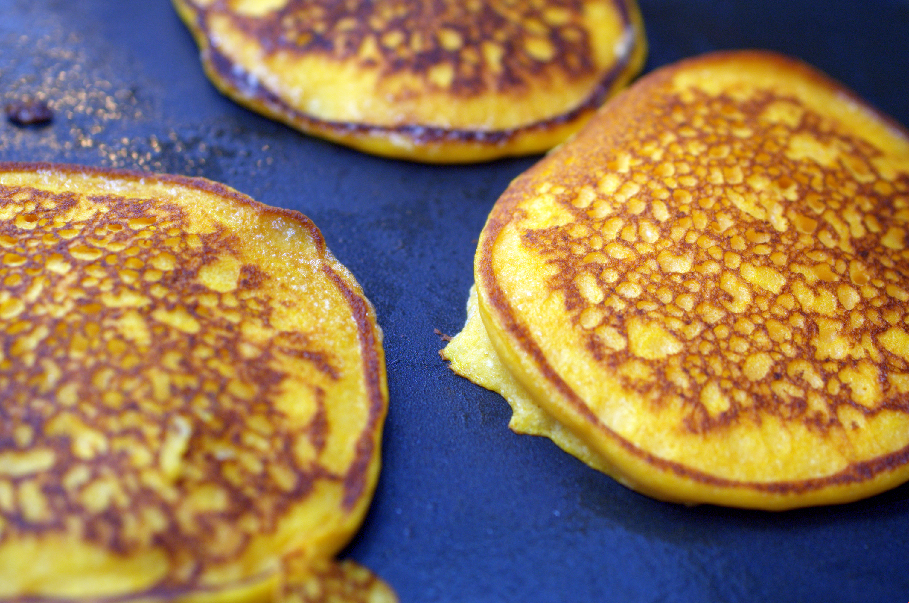 pumpkin ricotta pancakes
