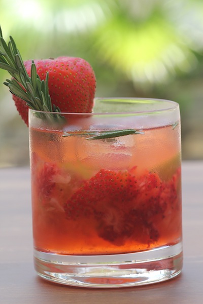 Strawberry Rosemary Mojito