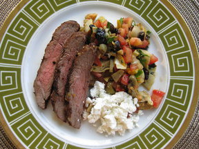 Kasbah Flank with Grilled Salsa