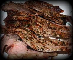 Broiled Flank Steak Asian-Style with Two-Onion Stir-Fry 