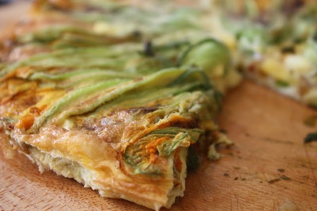 Squash Blossom Frittata