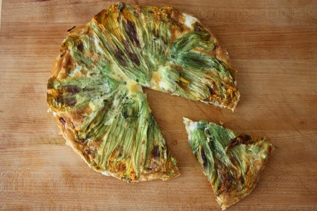 Squash Blossom Frittata