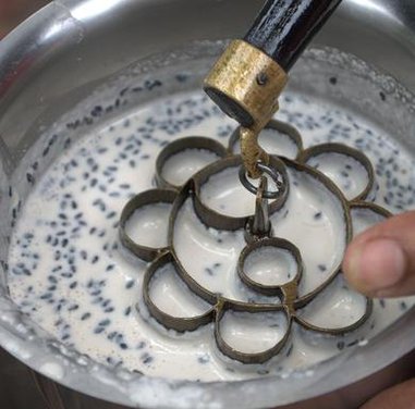 Achappam (A crunchy  rice pancake)