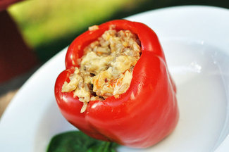 Szechuan Pork Stuffed Peppers