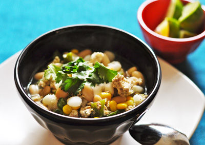 Poblano-turkey-chili
