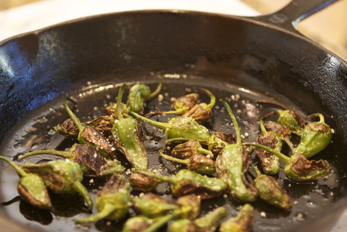 Roasted Padron Peppers