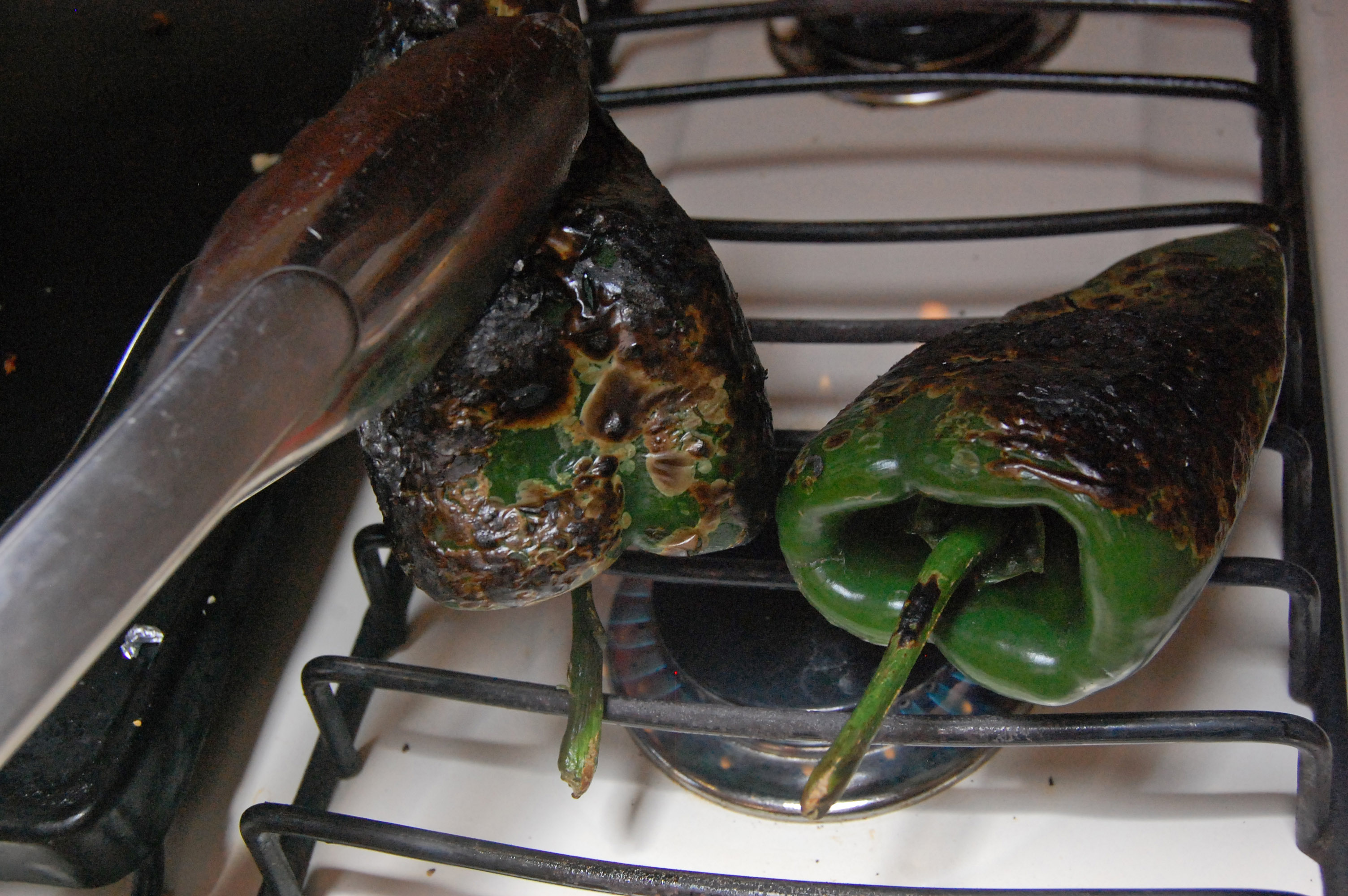 Poblanos Stuffed with Goat Cheese and Greens